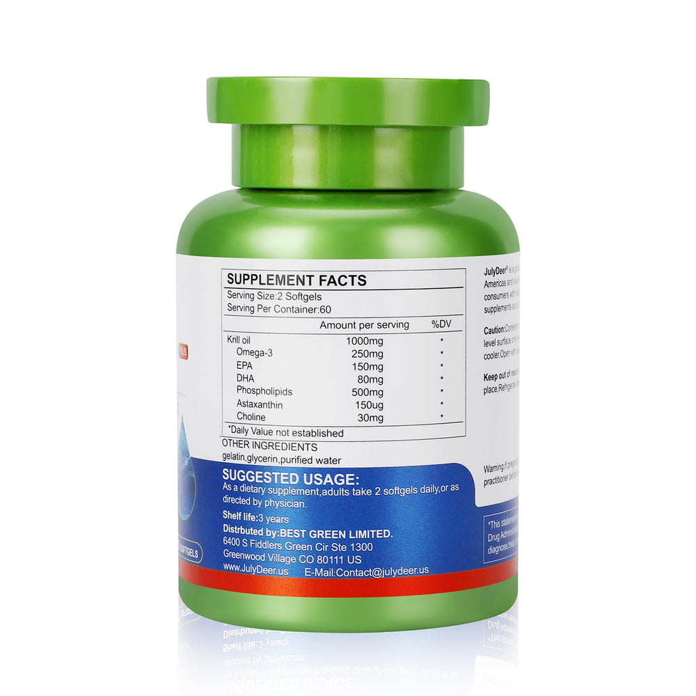 Krill oil provides EPA and DHA with astaxanthin and phospholipids
