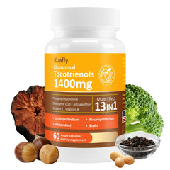 KUAFLY Liposomal Tocotrienols Vitamin E bottle with 60 capsules