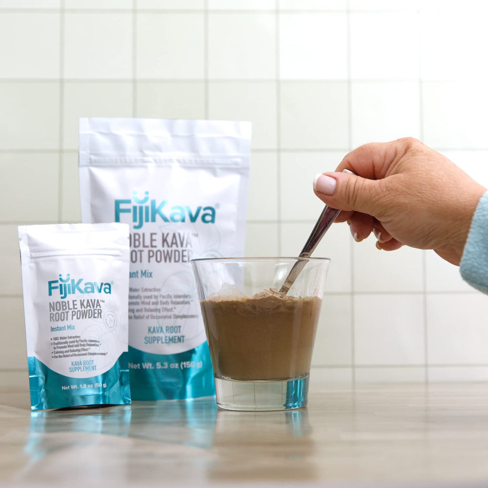 Kava powder showing high kavalactone content