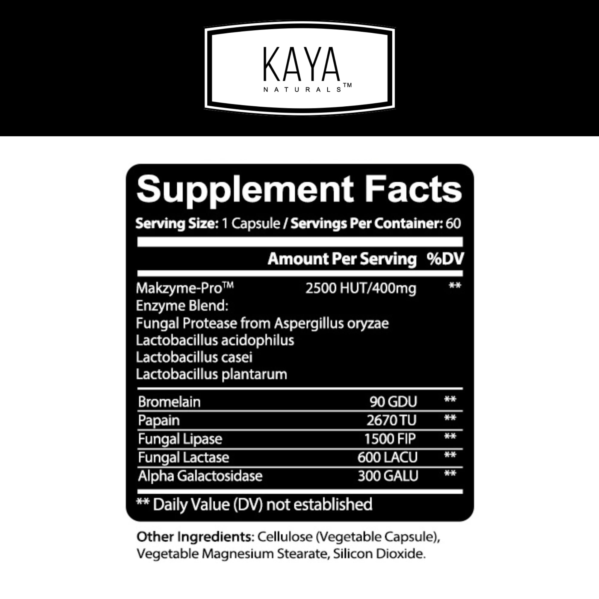 30 veggie capsules visible inside a clear bottle