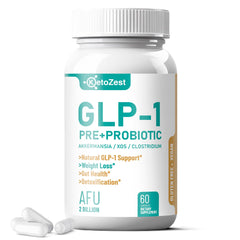Front label of KetoZest GLP-1 Booster bottle