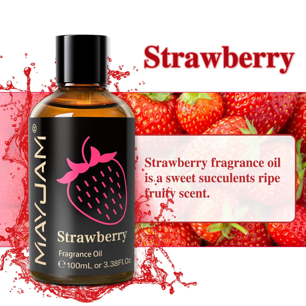 Strawberry fragrance oil used in a diffuser setup