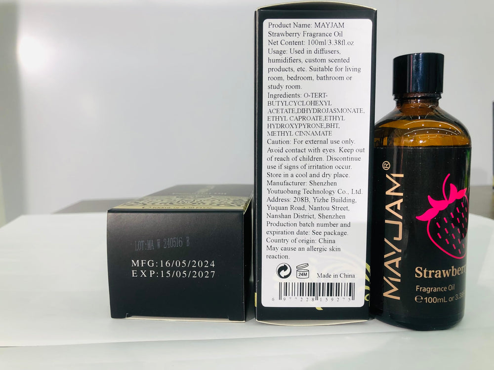 Ingredient/profile view of MAYJAM Strawberry Fragrance Oil