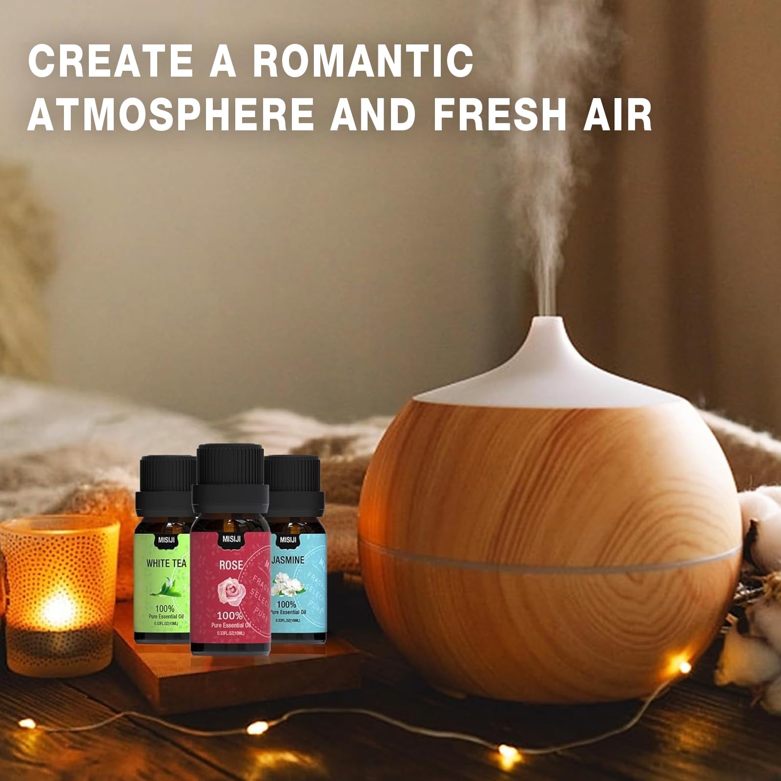 Using essential oils for diffuser, aromatherapy, candles and soaps