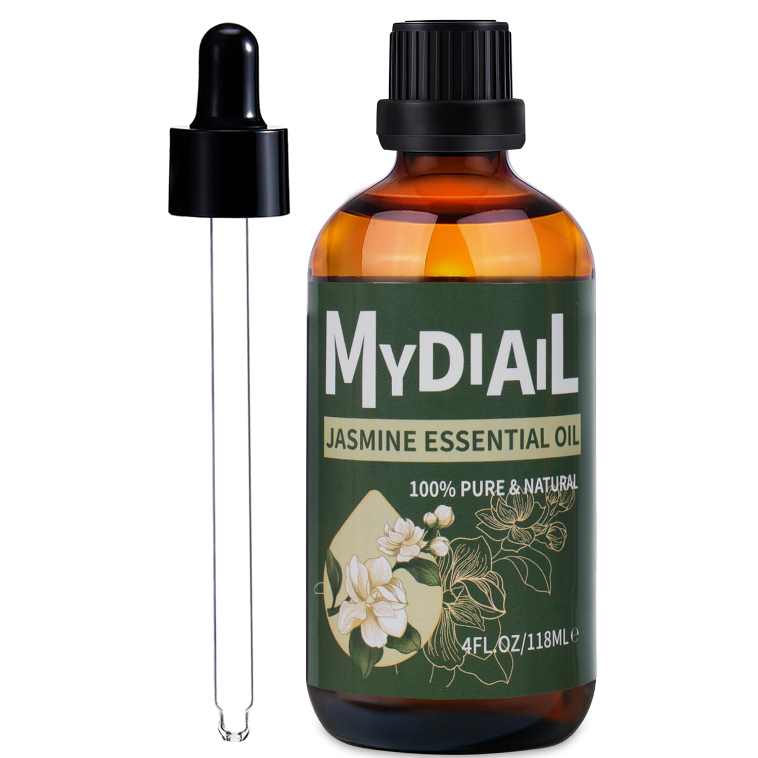 MYDIAIL Jasmine essential oil bottle with dropper