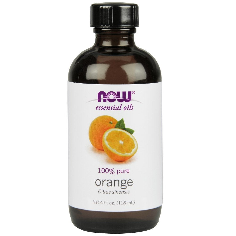 NOW Foods Orange Essential Oil 4 oz bottle