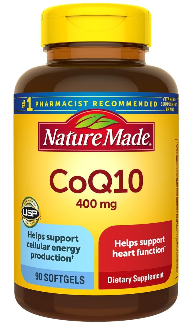 Nature Made CoQ10 400 mg Softgels – 1 Pack front view