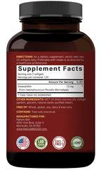 Non-GMO and gluten-free NatureBell Astaxanthin supplement label