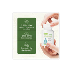 Label highlights 5 billion CFU per capsule