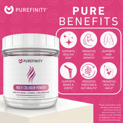 Ingredients highlight: Type I, II, III, V & X collagen with Biotin and Hyaluronic Acid