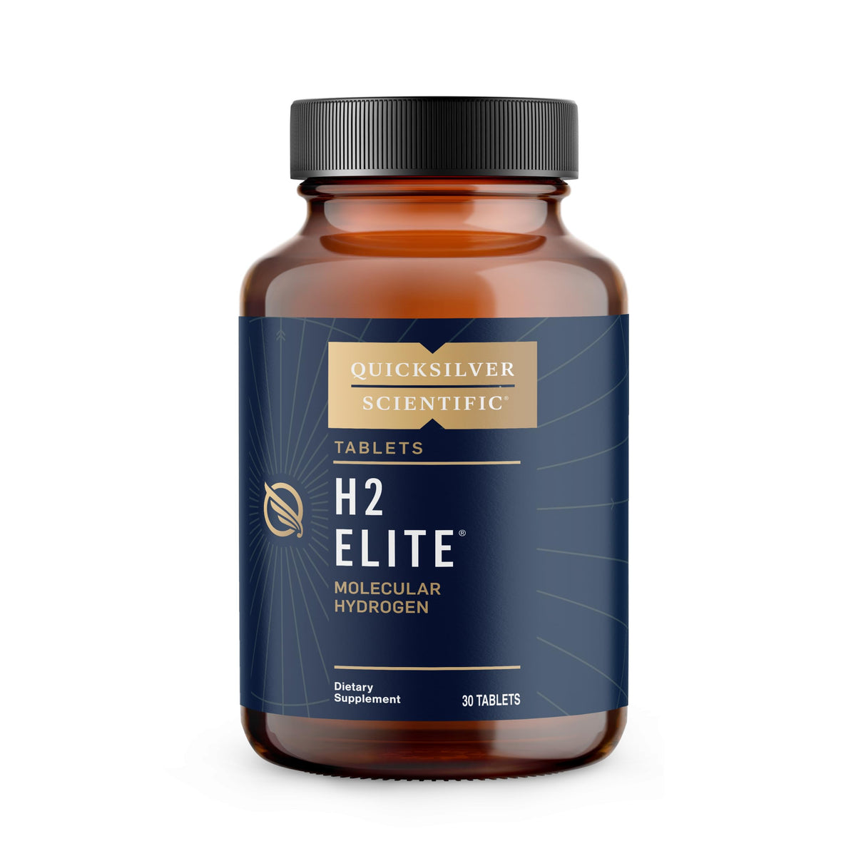 Quicksilver H2 Elite bottle label