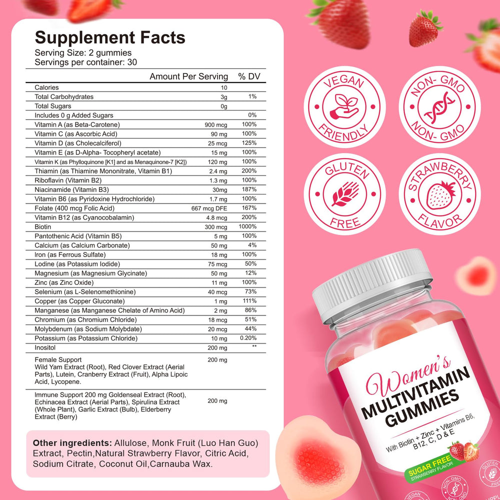 Vegan-friendly, gluten-free, non-GMO icons on label