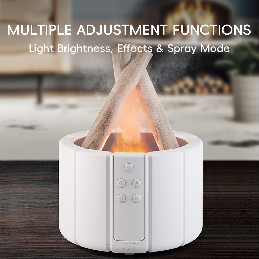 Auto shut-off and night light features on black diffuser