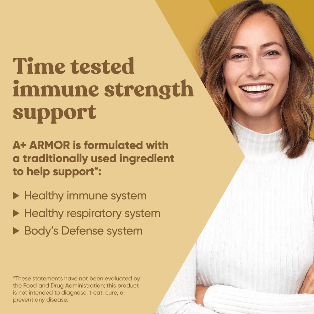 A+ Armor Andrographis Pure product bottle with label