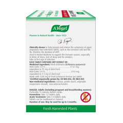 Chewable echinacea tablets packaging display