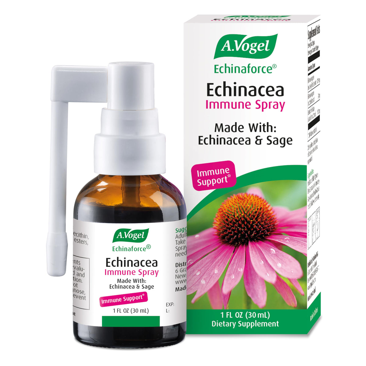 A. Vogel Echinaforce Throat Spray bottle – 1 fl oz