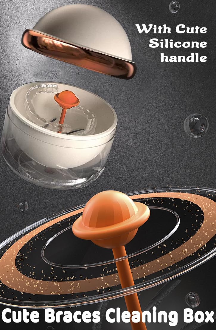 Travel-friendly denture case for storage and soaking