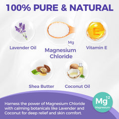 Massaging cream onto legs for relaxation