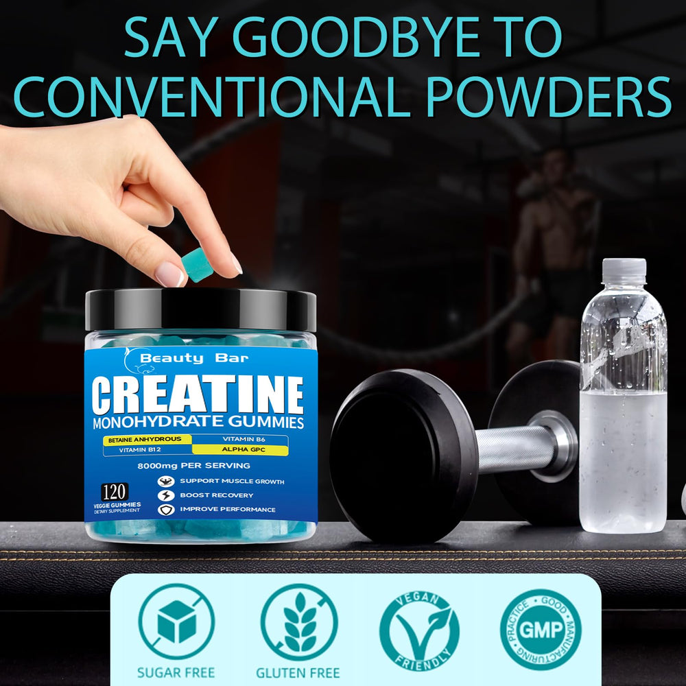 Ingredients label for Aavlarla Creatine Monohydrate Gummies