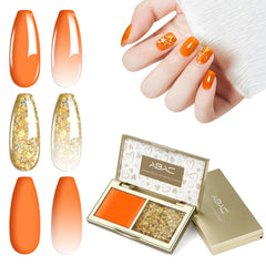ABAC Citrus Gold orange-cream swatch for smooth gradient application