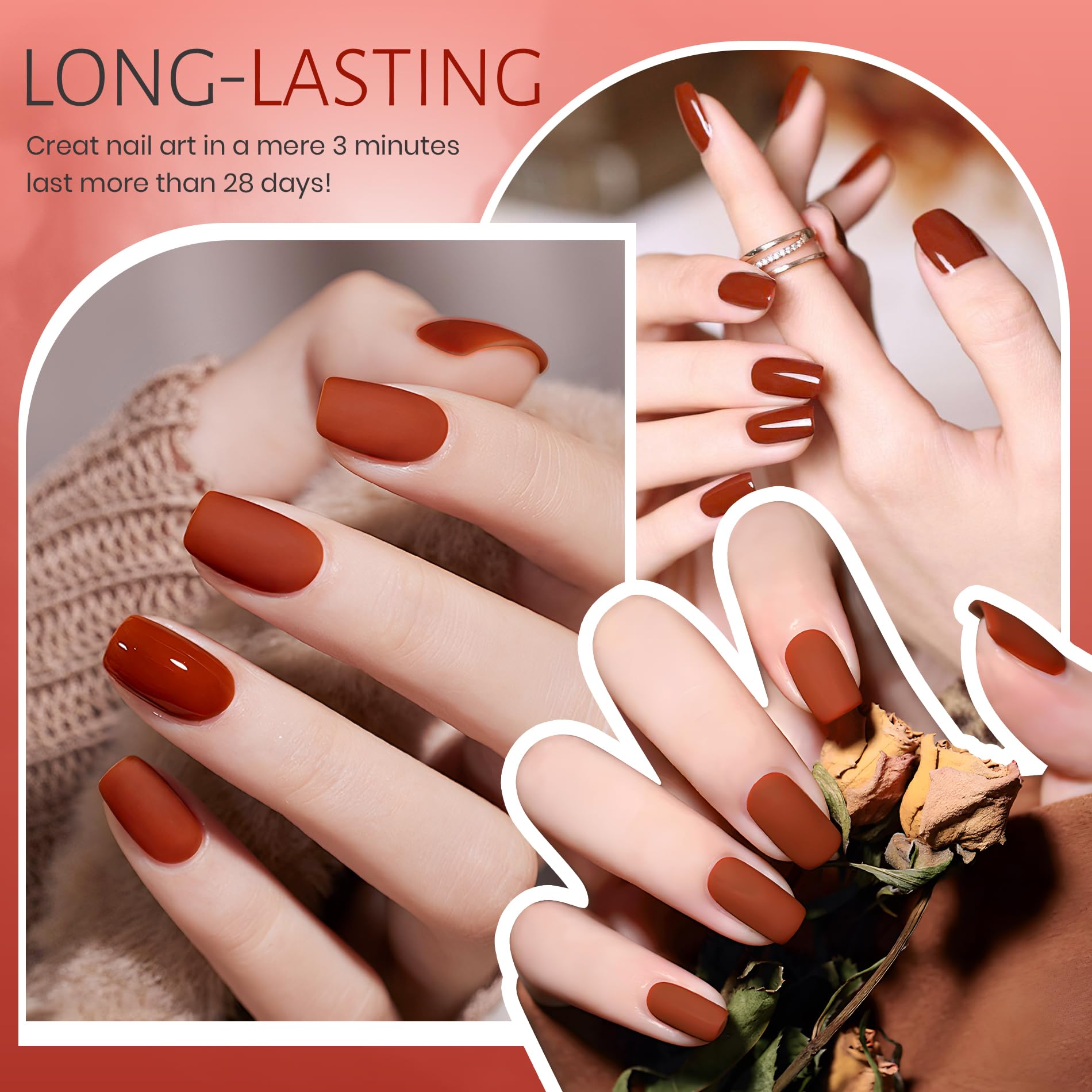 ABAC Gradient ombre blending gel enables seamless color transitions.