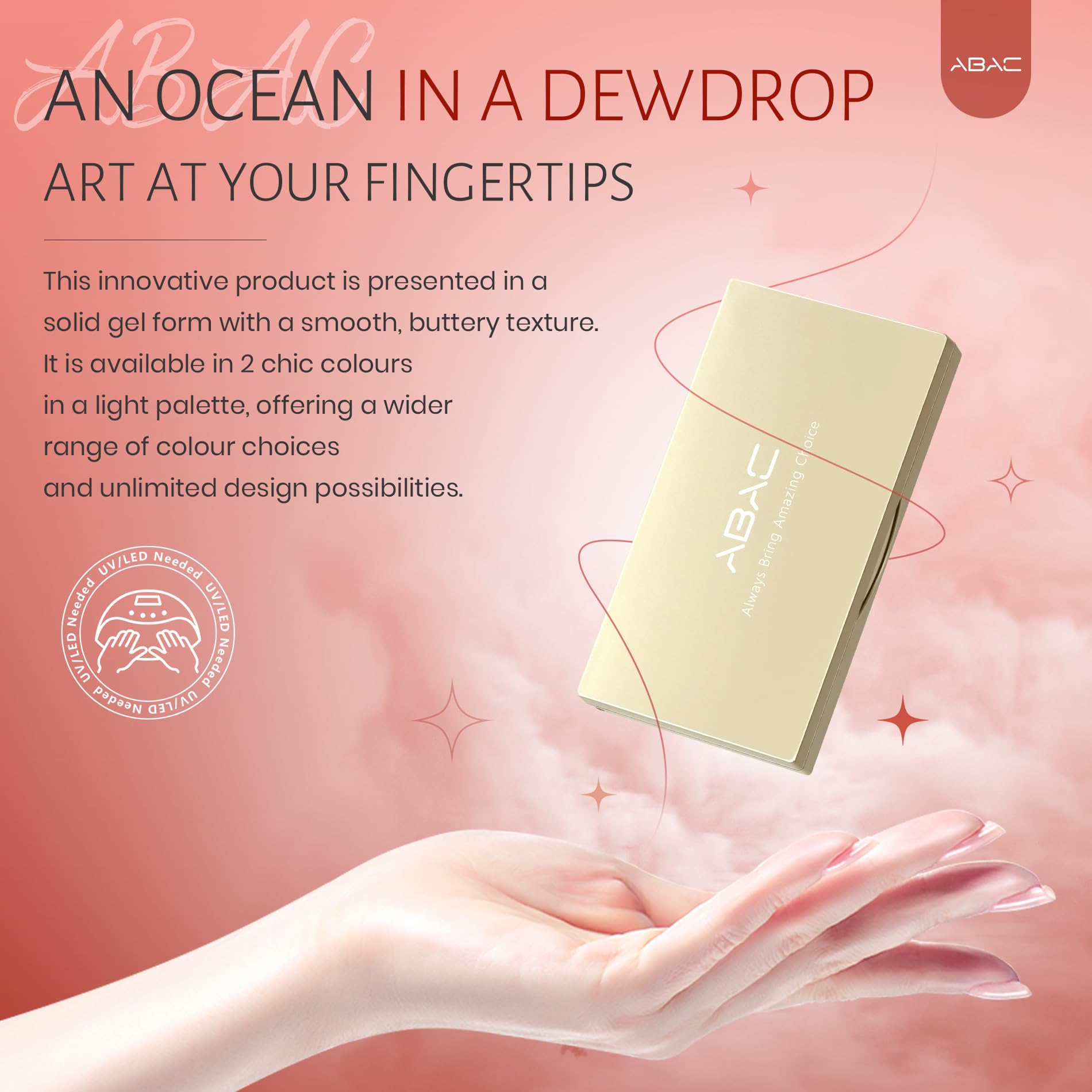 ABAC Home manicure setup kit for salon-like results at home.