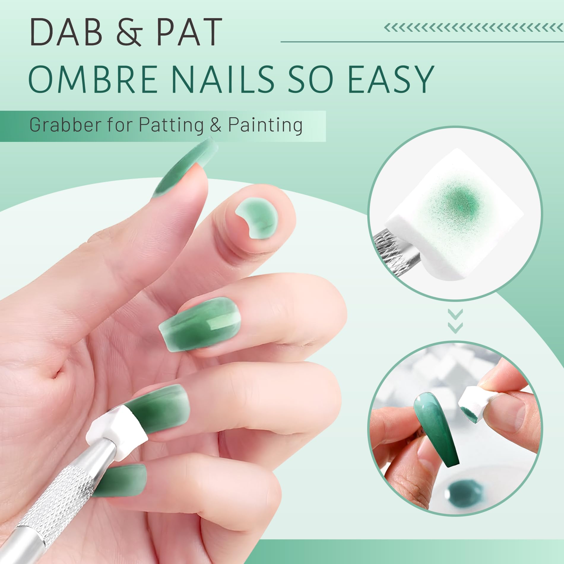 ABAC Pat Paint no-drip texture swatch for precise nail art