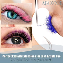 ABONNIE lightweight feather-weight lashes reduce eye strain during wear.