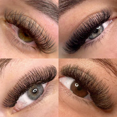 ABONNIE Premade lash fans curl stability reduces kink risk during application.