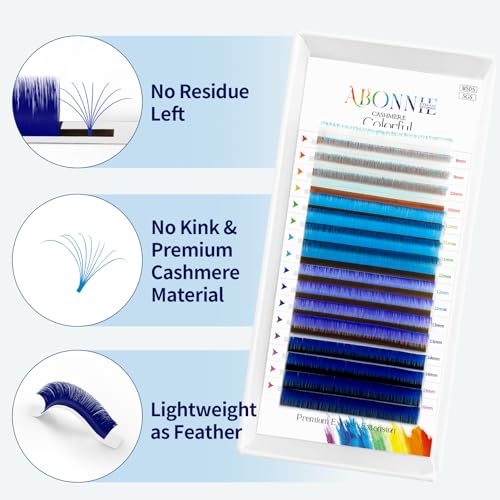 ABONNIE premium cashmere lashes offer soft, matte finish and lightweight comfort.