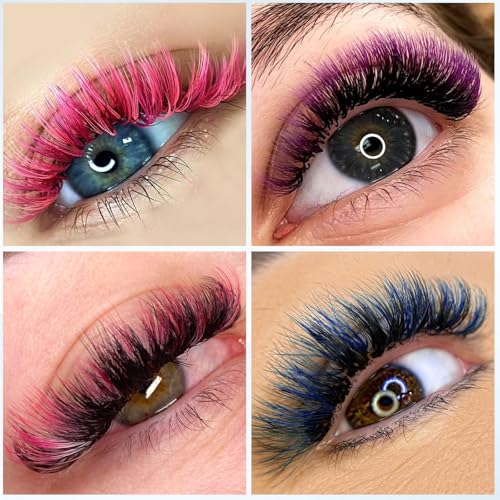 ABONNIE professional salon lashes ideal for custom color lash services.