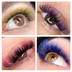 ABONNIE colorful lash varieties enable seasonal or event-ready looks.