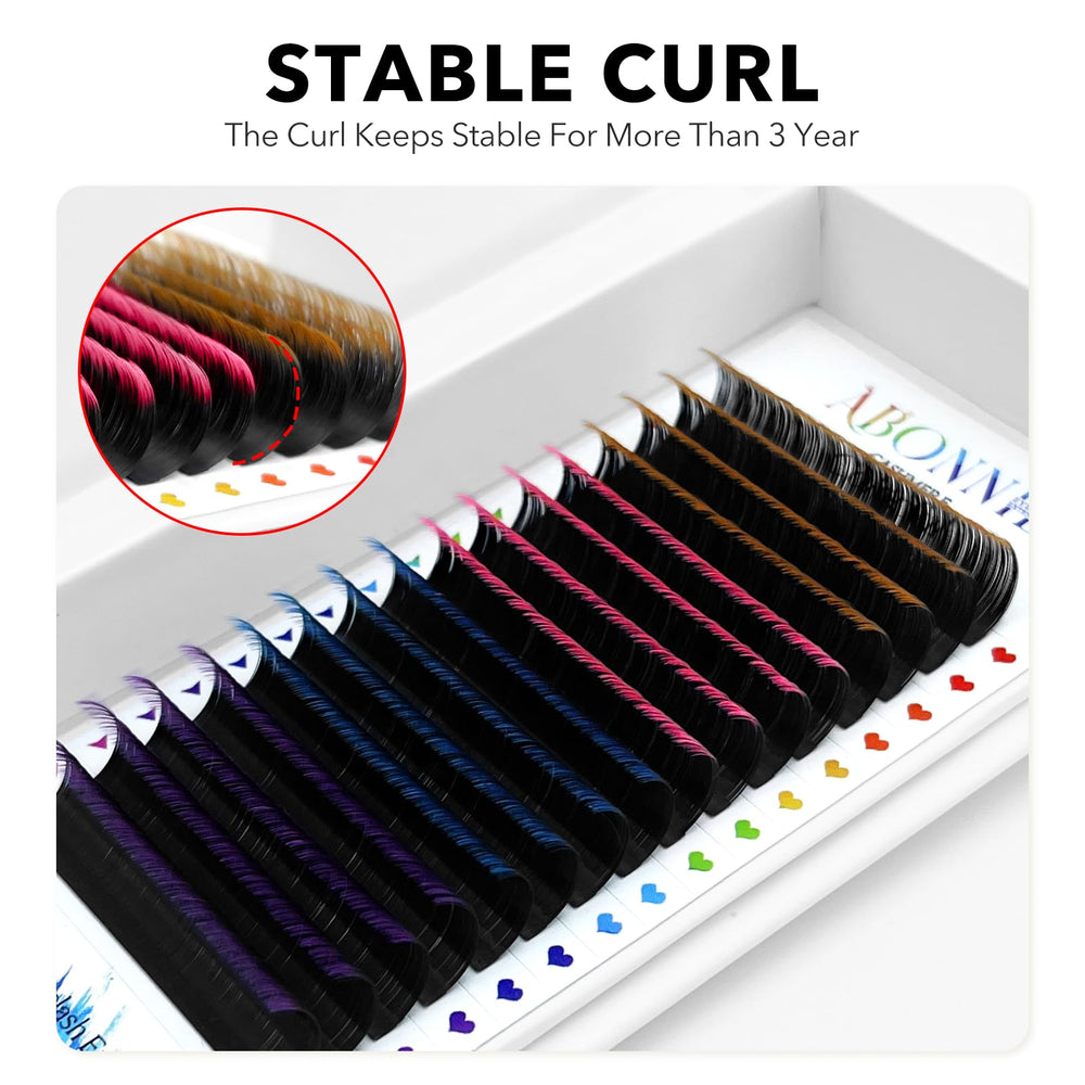 ABONNIE easy-to-apply strip design simplifies professional lash application.