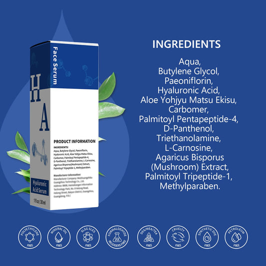 ABOTE Hyaluronic Serum pump dispense enables precise, easy application