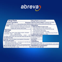 Abreva therapeutic-barrier-closeup illustrates barrier action around healthy skin.