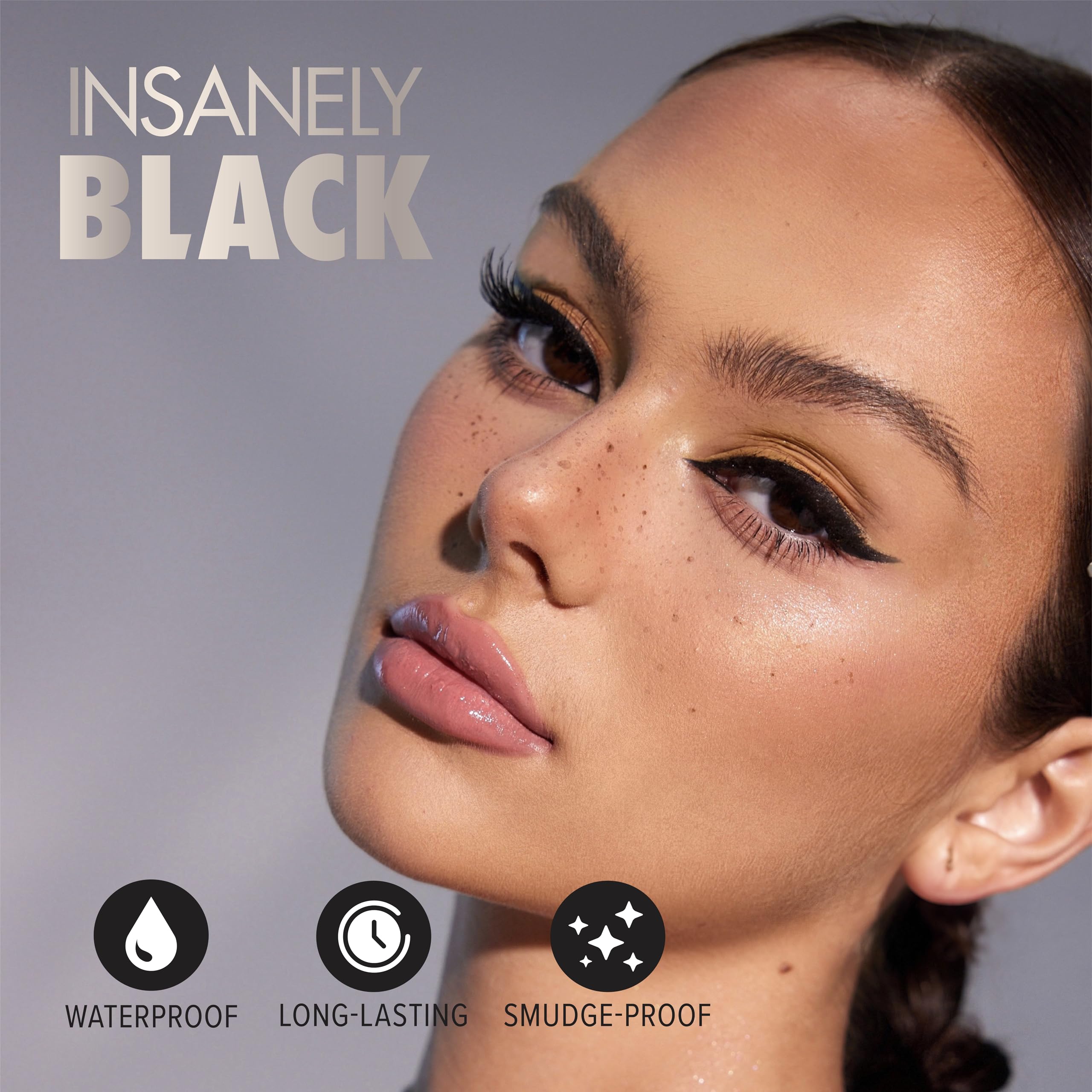 Absolute New York Insanely Black long-lasting eyeliner maintains defined lines