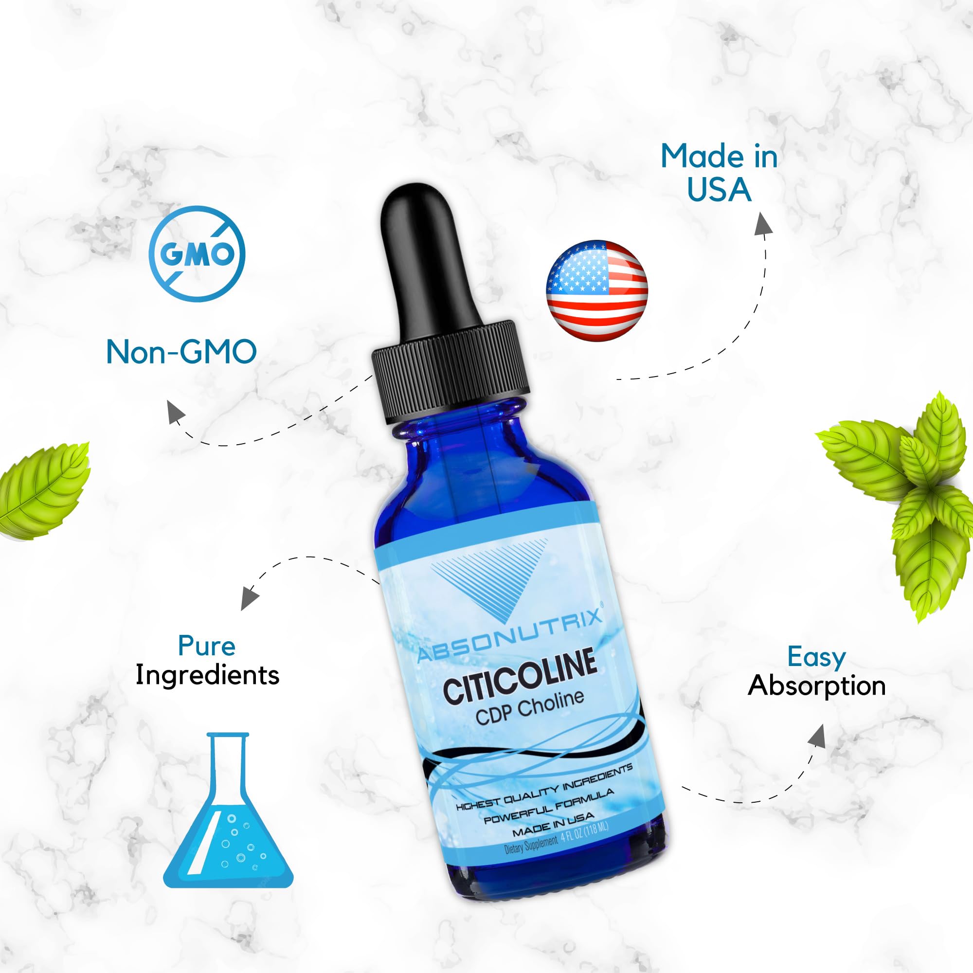 USA GMP-certified facility icon and label