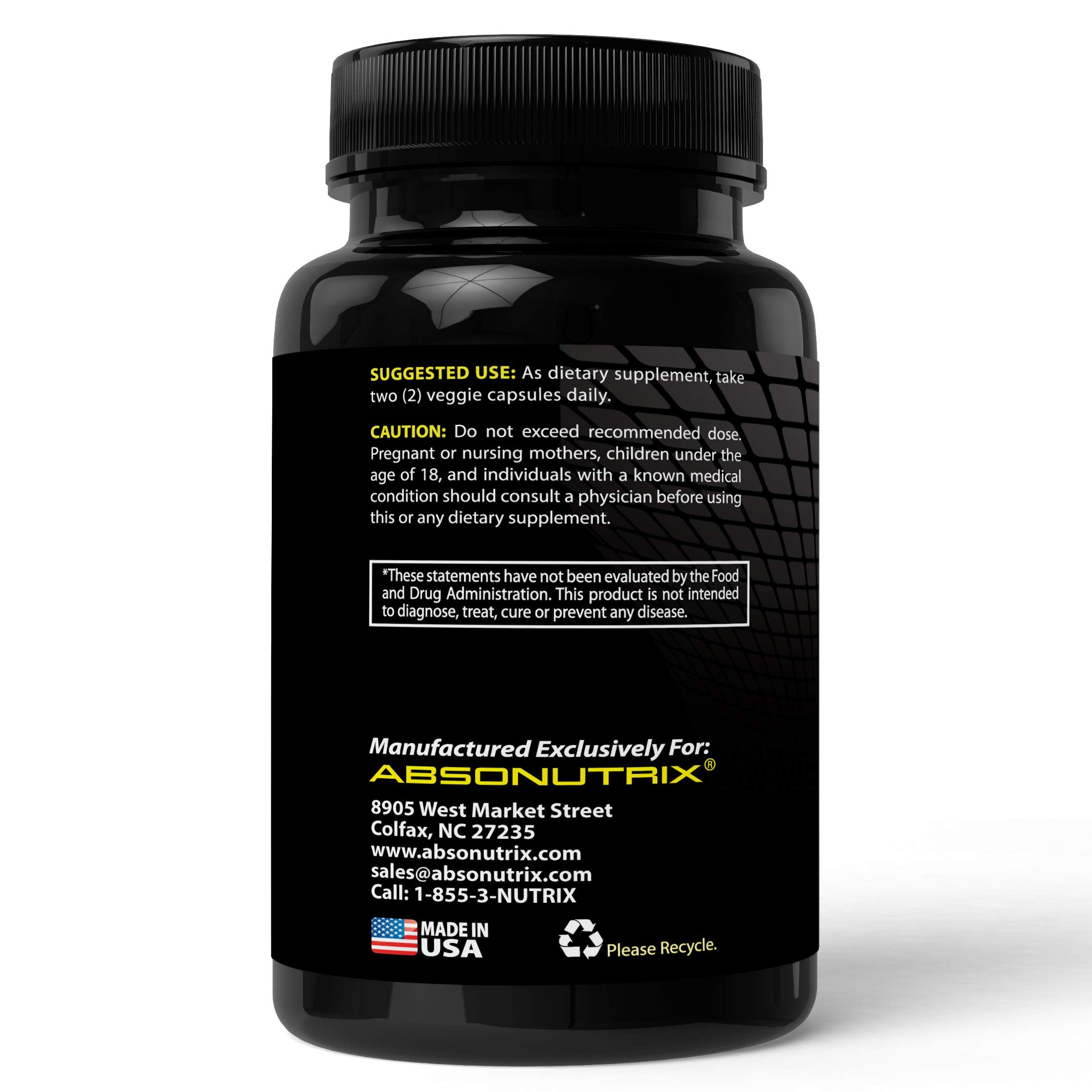 Close-up of Absonutrix Fucoidan label showing 85% fucoidan