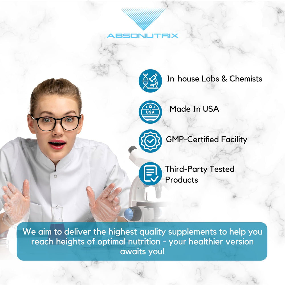 Third-party tested seal for Absonutrix Mucuna Pruriens liquid