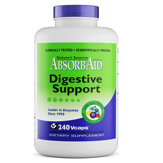AbsorbAid Digestive Enzymes bottle – front view