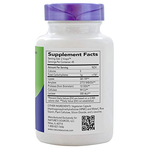 AbsorbAid Digestive Support bottle close-up showing 90 Vcaps