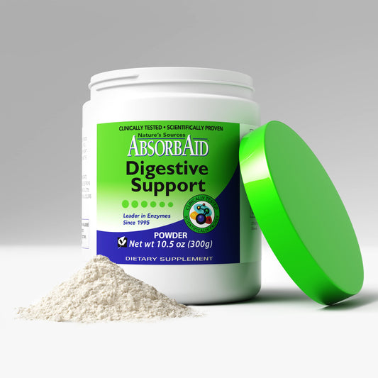 Ingredients list for AbsorbAid digestive enzyme supplement