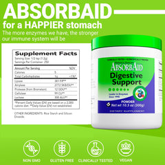 Plant-based enzyme formula used in AbsorbAid