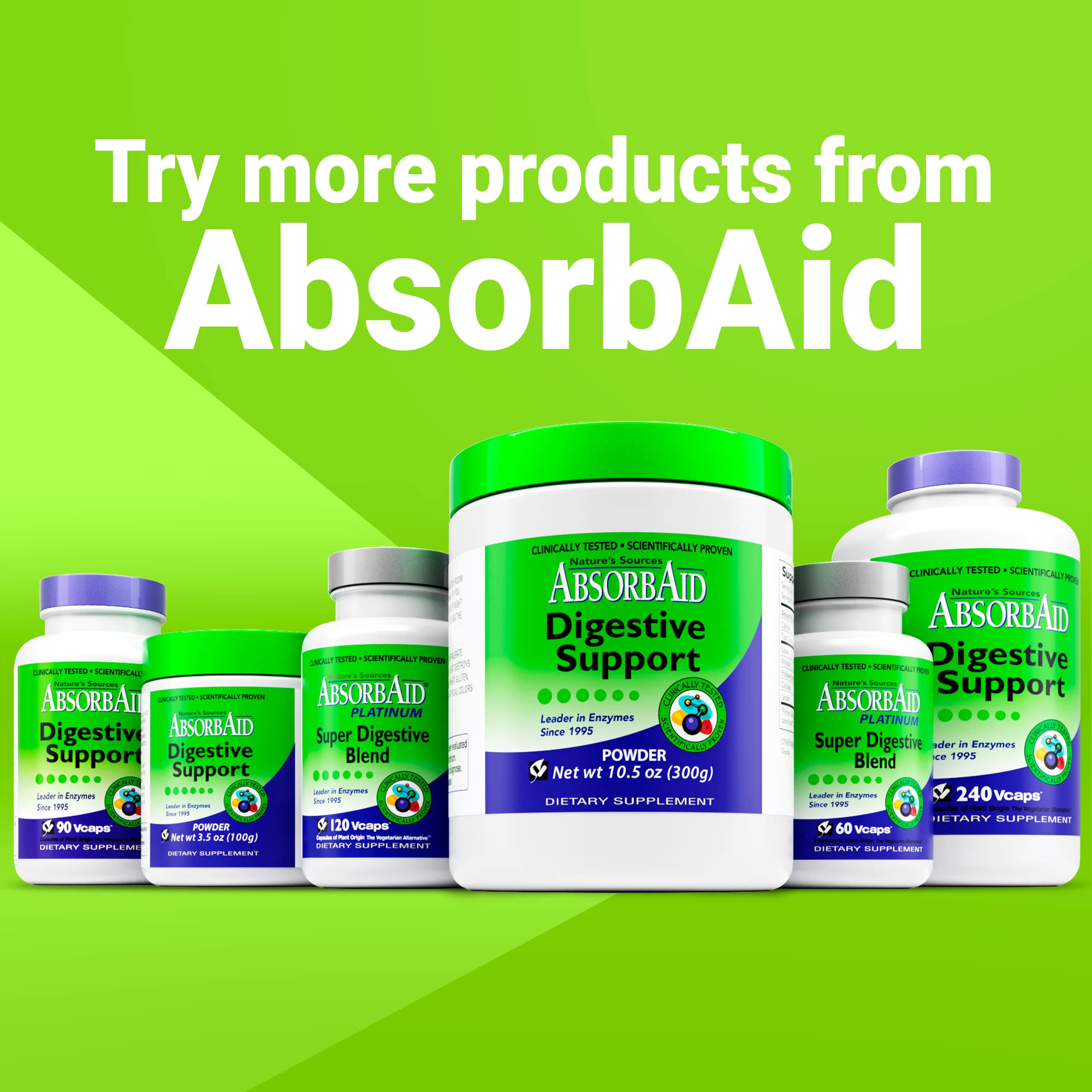 Usage steps for taking AbsorbAid