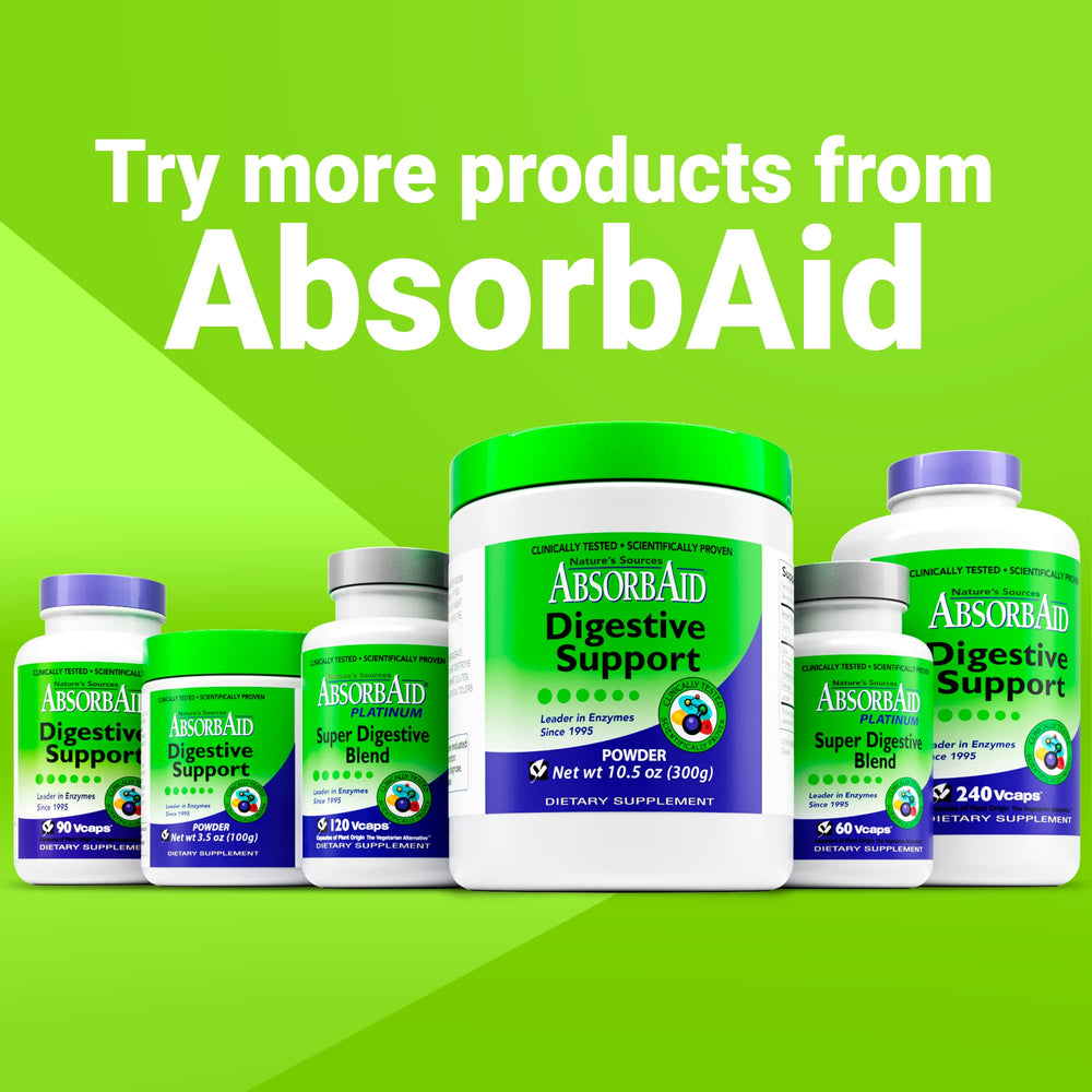 Usage steps for taking AbsorbAid