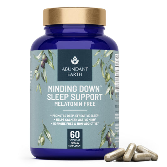 Abundant Earth Sleep Aid bottle front view