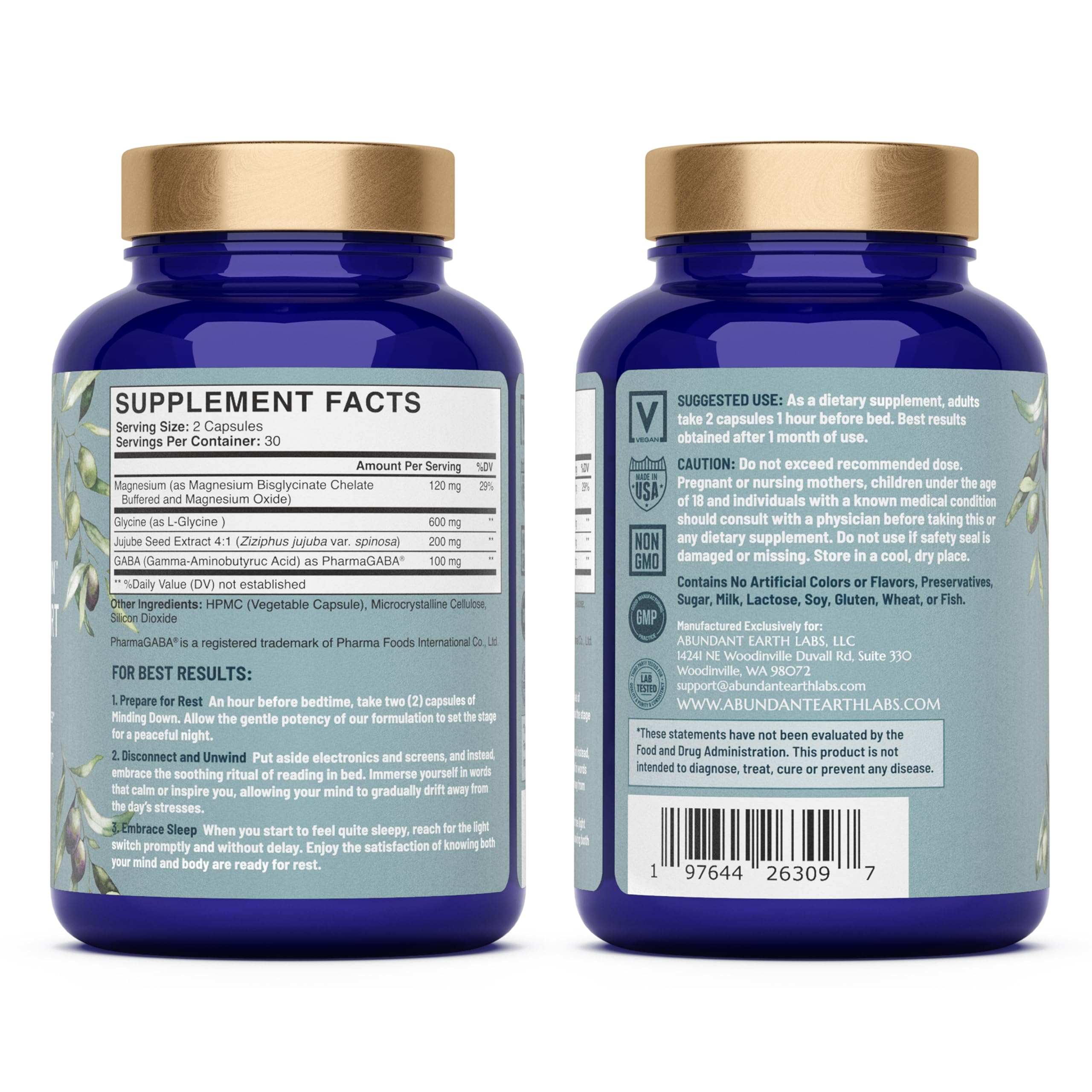 Sleep aid packaging and outer box