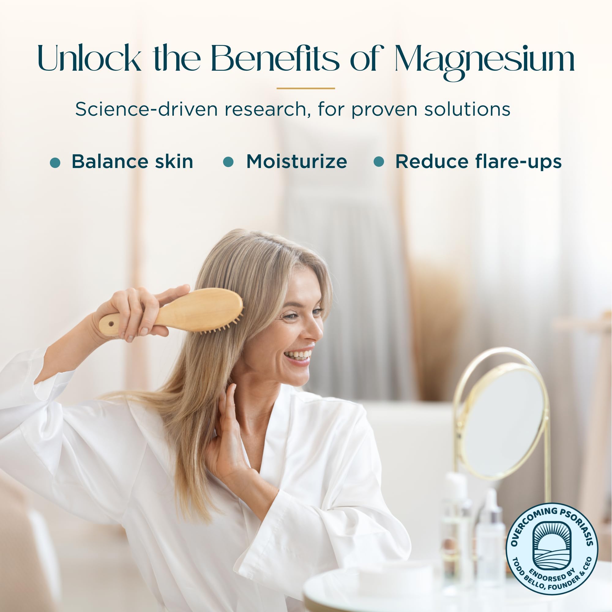 Abundant Natural Health Ocean Soothe on hairline shows versatile use.