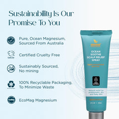 Abundant Natural Health Ocean Soothe packaging highlights recyclable materials.