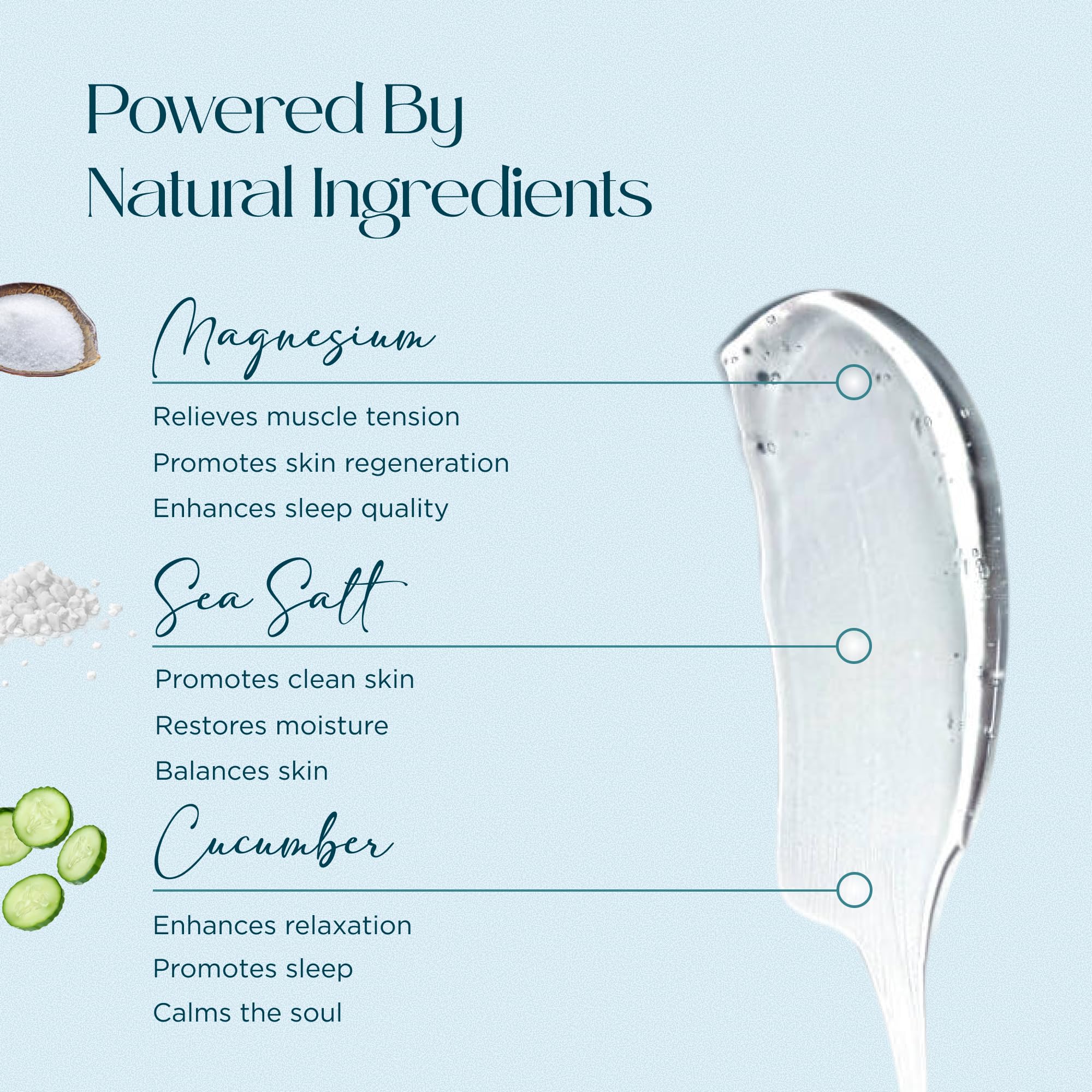 Abundant Natural Health Ocean Soothe salt crystal close-up showing mineral-rich formula.